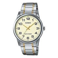CASIO Stainless Steel Strap Gold Dial Men's Analog Mens MTP-V001SG-9B