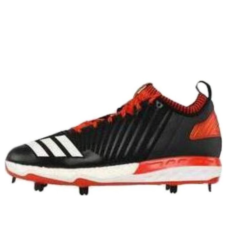 adidas Boost Icon 3 Baseball Cleats 'Black Orange' B39164