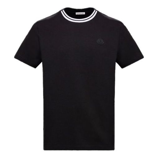 Moncler Flat Knitted Crewneck For Men Black 0918C717008390T999