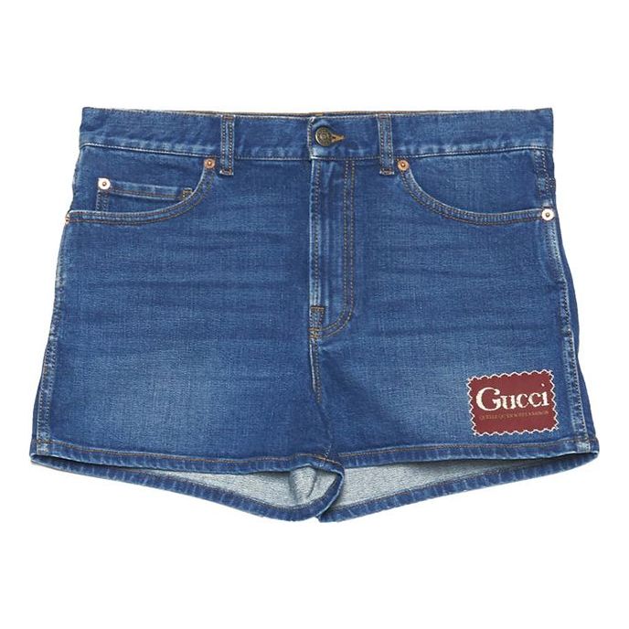 (WMNS) Gucci Casual Denim Blue Shorts 583978-XDA6C-4452