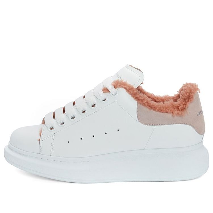 (WMNS) Alexander McQueen Oversized Sneaker 'White Patchouli' 609650WIAFJ9446