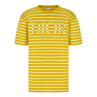 DIOR SS21 Cotton Blending Stripe Male Yellow 183M647AT234-C280