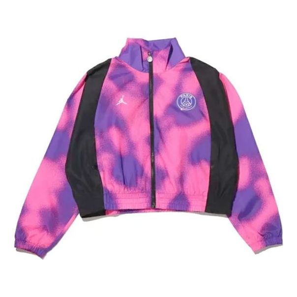 (WMNS) Air Jordan x PSG Warm Up Jacket 'Purple' CZ7504-510
