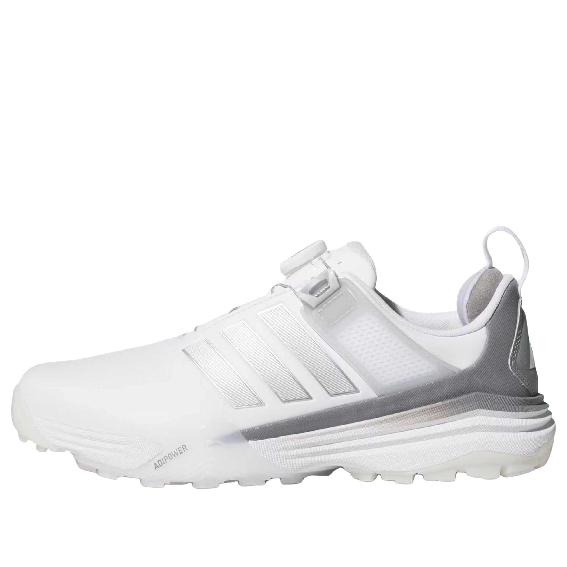 adidas Adipower 26 Boa Spikeless Golf Shoes 'Cloud White Silver Metallic Grey Two' JS4140