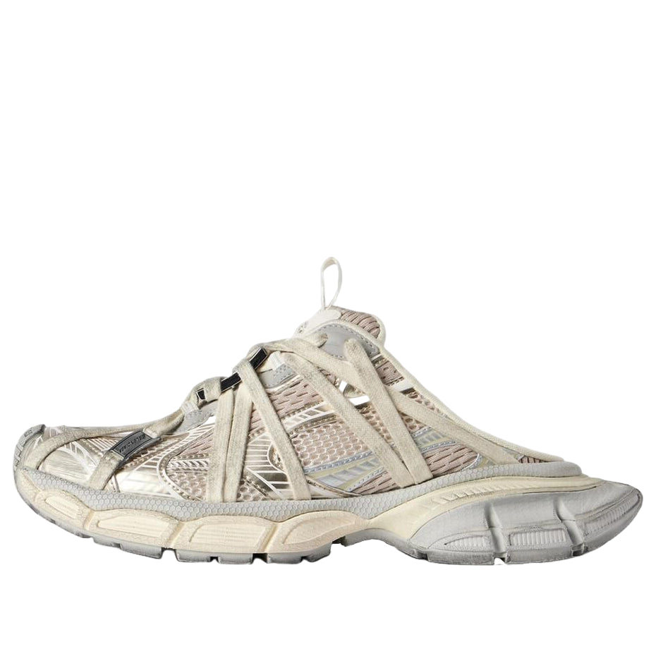 Balenciaga 3xl Extreme Laces Mule in Eggshell 'White' 837572W3XLW9191