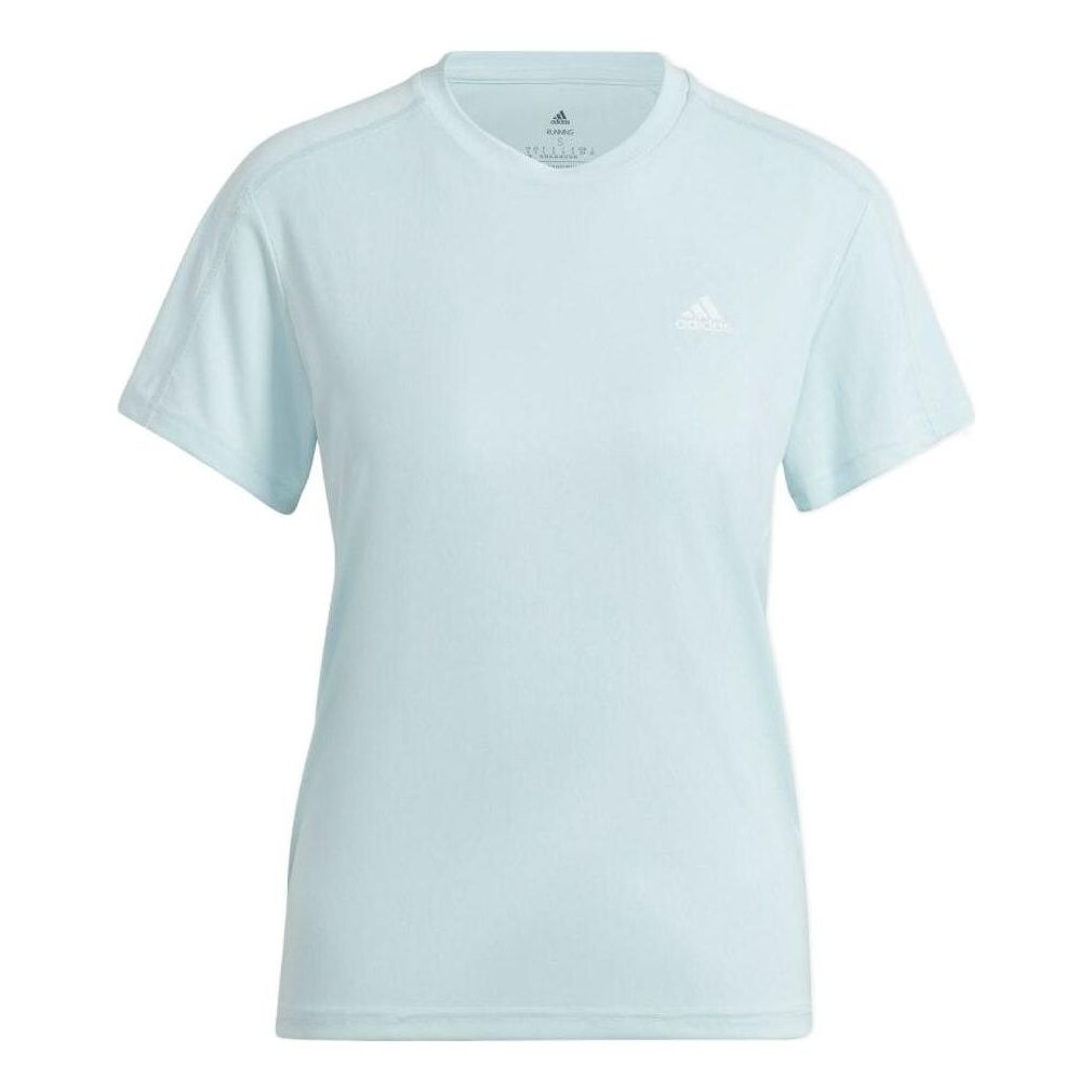 (WMNS) adidas Run It Running T-Shirt Asia Sizing 'Blue' HL1456