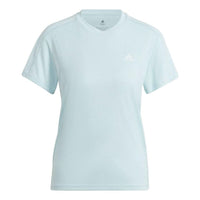 (WMNS) adidas Run It Running T-Shirt Asia Sizing 'Blue' HL1456