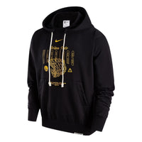 Nike Golden State Warriors Standard Issue Hoodie 'Black Gold' FB4274-010