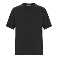 Y-3 Back Printing Casual Short Sleeve Unisex Black FJ0365