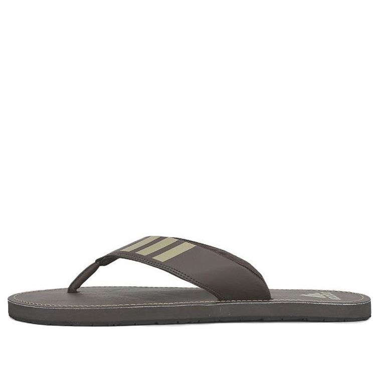 adidas Coset II Slippers 'Brown Yellow' EX2336