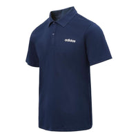 adidas D2m Elv Polo Shirt Asia Sizing 'Navy' JD1437