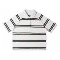 Converse Marquis Short-Sleeve Polo Asia Sizing 'White Black' 10026505-A01