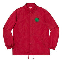 Supreme SS19 Apple Coaches Jacket Coach Unisex Red SUP-SS19-10014