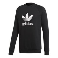 adidas originals Trefoil Warm-Up Crew Sweatshirt 'Black' CW1235