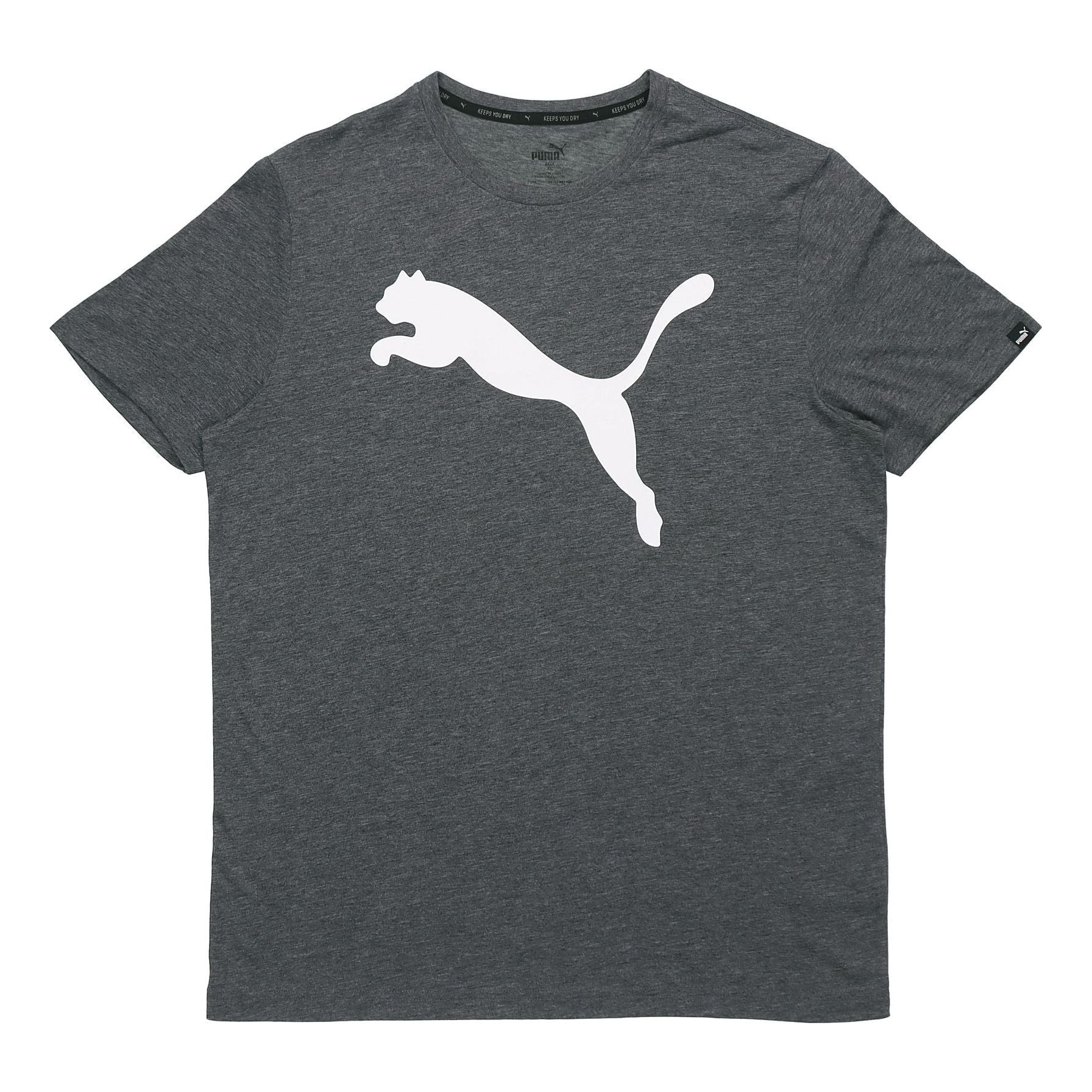 PUMA Casual Sports Running Breathable Round Neck Short Sleeve Black 593040-01
