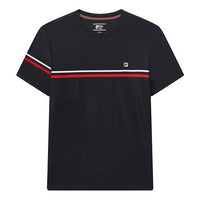 FILA Stripe Business Round Neck Blue F11M021102F-NV