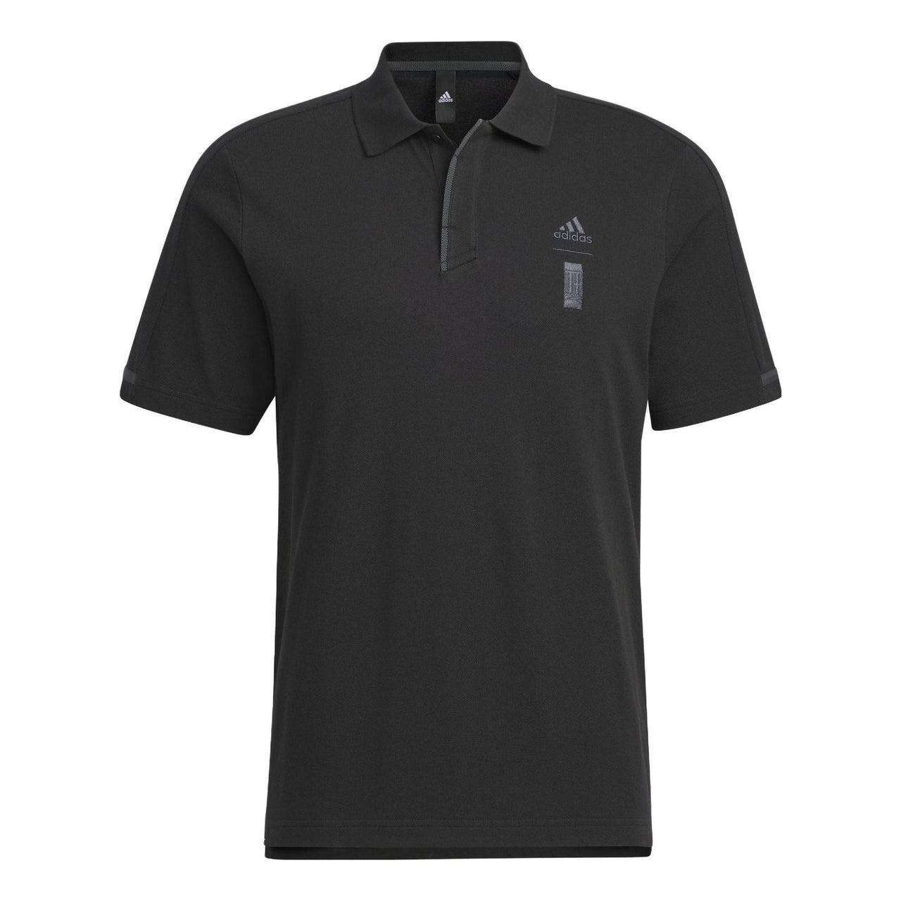 adidas Casual Sport Polo Shirt Asia Sizing 'Black' IA8105