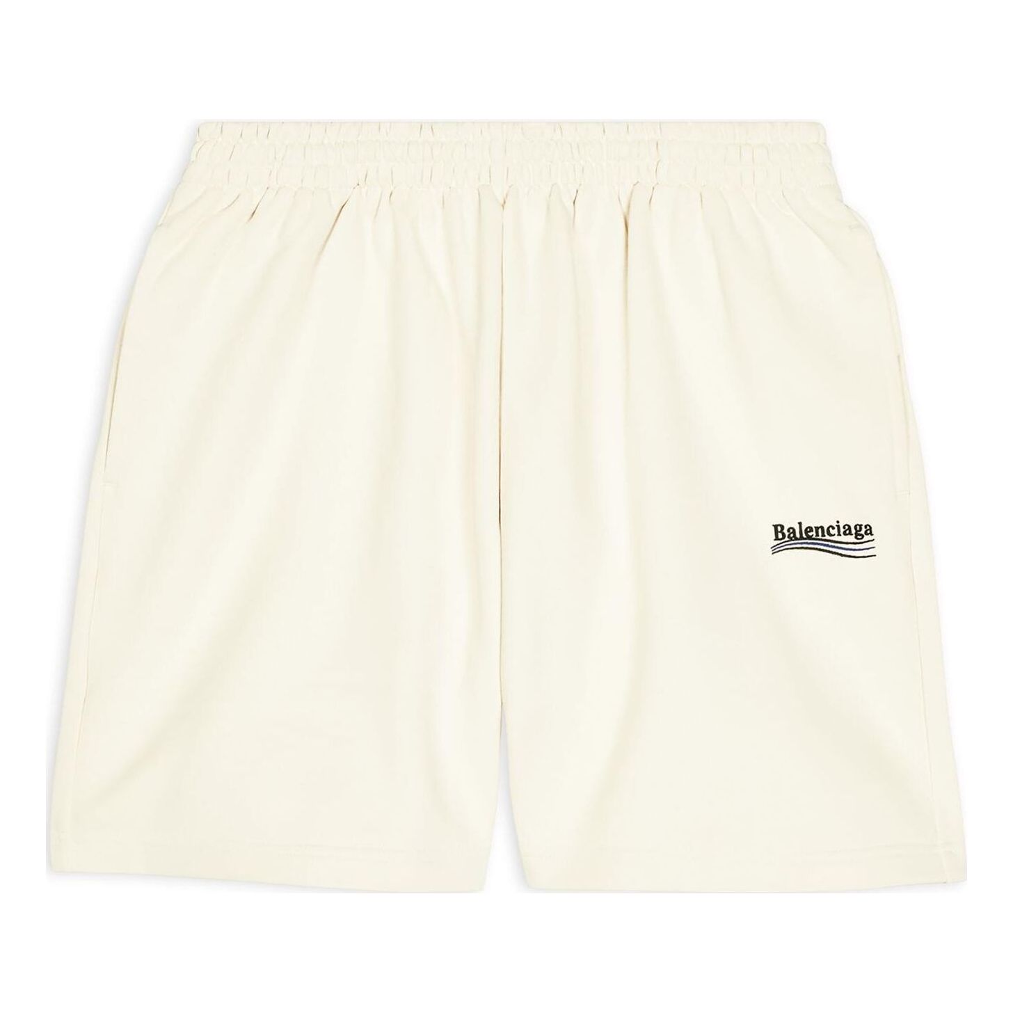 Balenciaga Political Campaign Sweat Shorts 'Beige' 676137TKVI98962