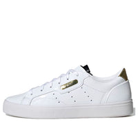 (WMNS) adidas originals Sleek White/Black/Gold FV3403