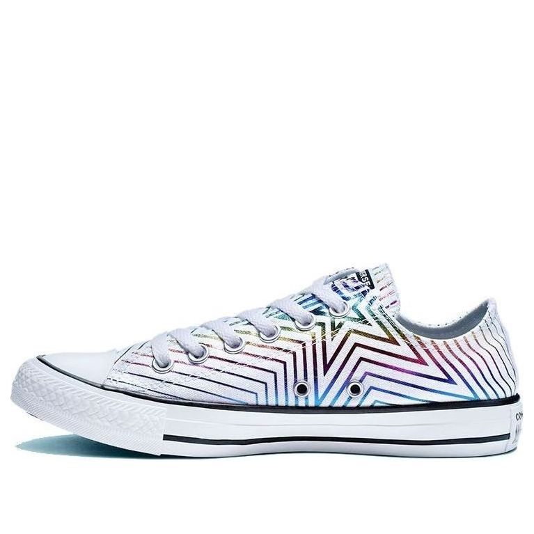 (WMNS) Converse Chuck Taylor All Star Exploding Star Low Top 'White Rainbow' 565440F