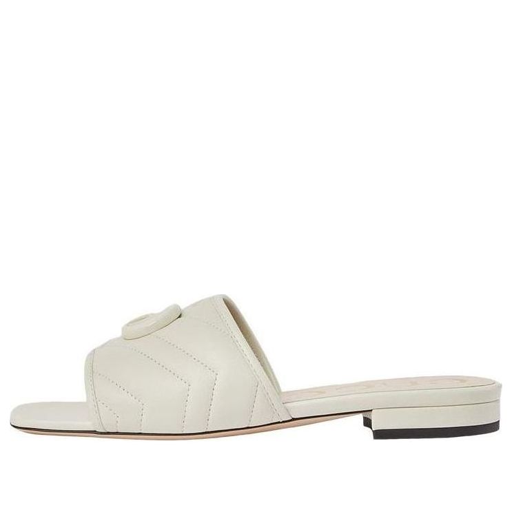 (WMNS) Gucci GG Slides 'White' 739128-BKO60-9190