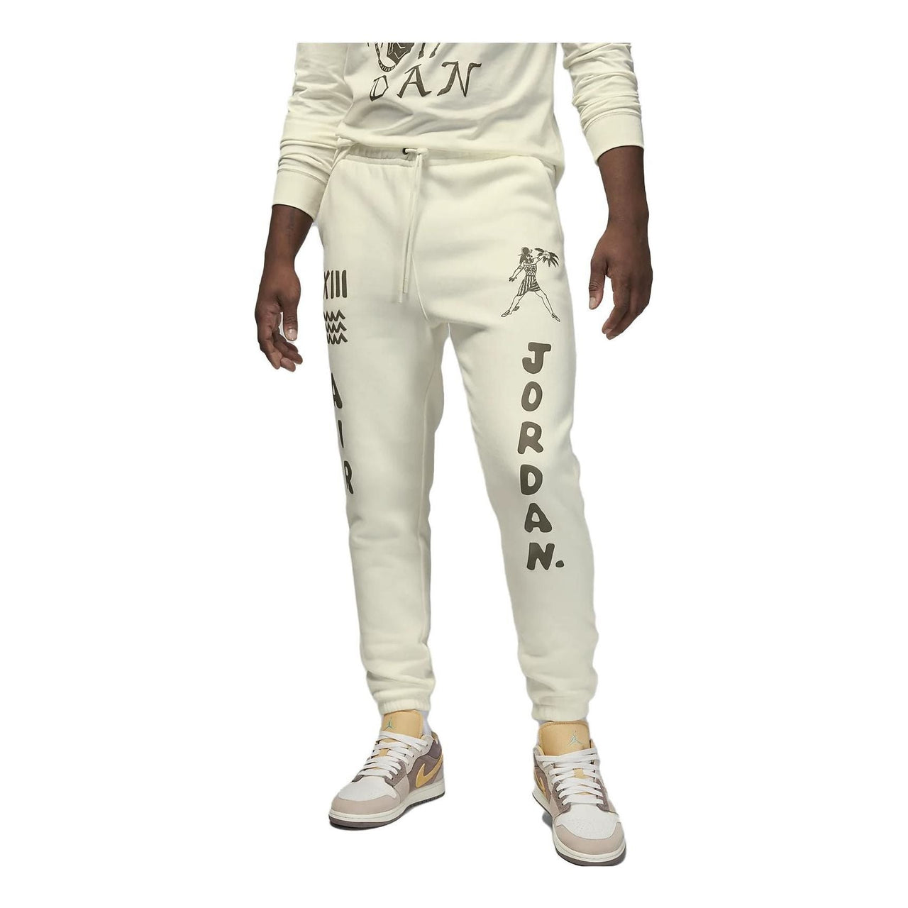 Air Jordan Artist Series by Umar Rashid Flight Fleece Trousers 'Beige' DV7569-133