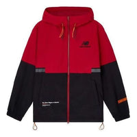 New Balance Winter Warm Hooded Jacket Asia Sizing 'Red Black' NAA34023-BUR