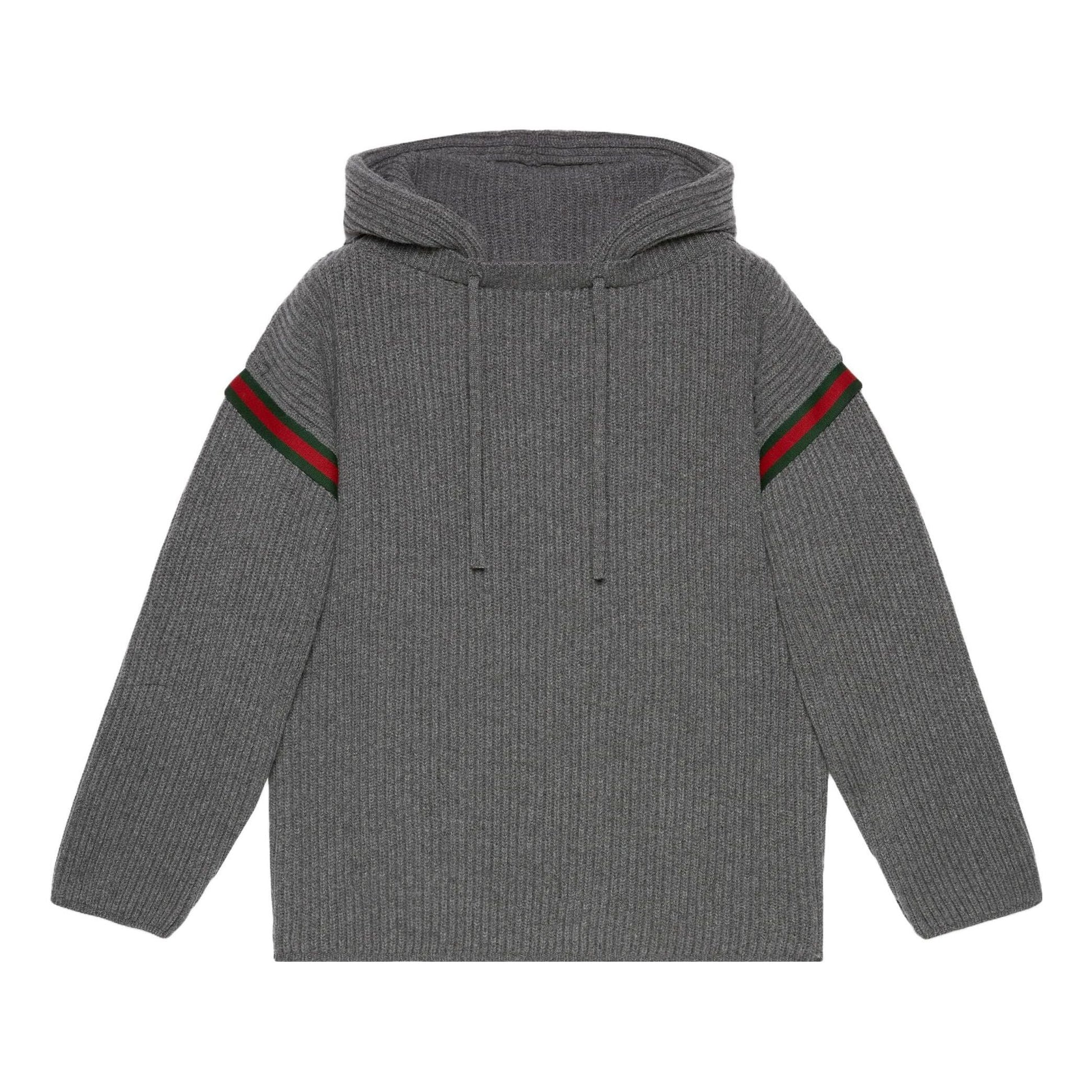 Gucci Wool Cashmere Sweater With Hood 'Grey' 758112-XKDH3-1160