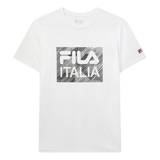 FILA LOGO Minimalistic Short Sleeve White F11M028132F-WT