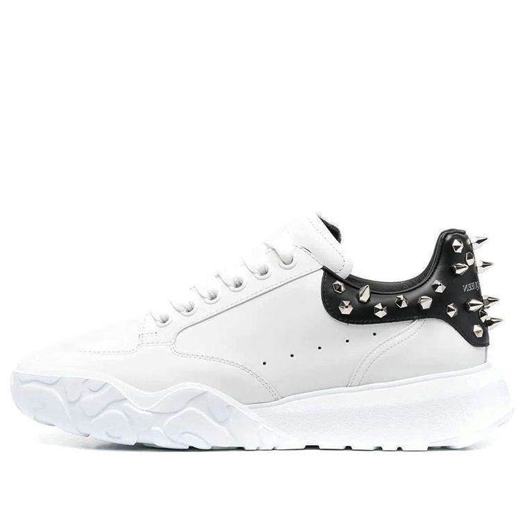 Alexander McQueen Court Trainer 'Studded - White Black' 705808WICD59089