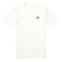 Men's Nike Chest Retro Swoosh Short Sleeve White T-Shirt CK2383-133
