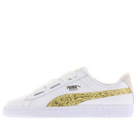 (WMNS) PUMA Basket Heart 'Gold Glitter' 364078-01