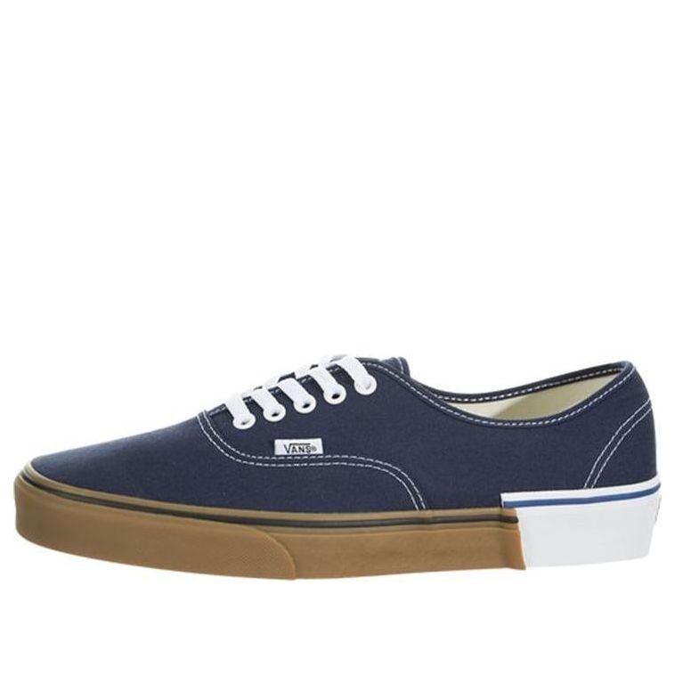 Vans Authentic Casual Skateboarding Shoes Unisex Blue VN0A38EMUKB