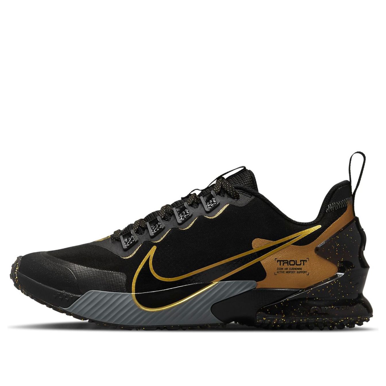 Nike Force Zoom Trout LTD TF 'Black Metallic Gold' CZ5916-012