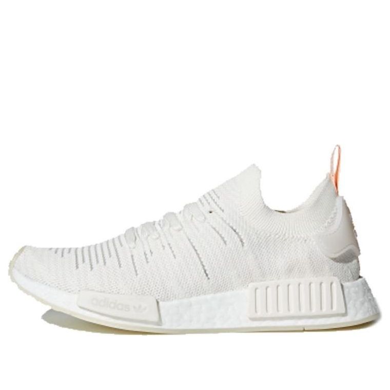 (WMNS) adidas NMD_R1 STLT Primeknit 'White Clear Orange' B37655