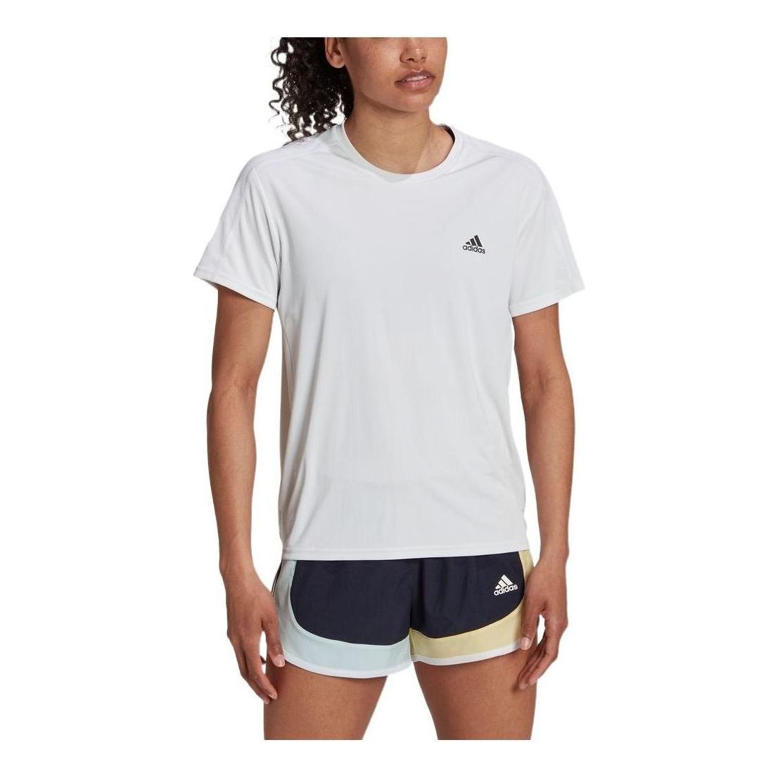 (WMNS) adidas Run It Running T-Shirt Asia Sizing 'White' HL1454
