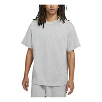 Men's Nike Lab Solo Swoosh Basic Sports Short Sleeve Dark Gray T-Shirt DA0321-063