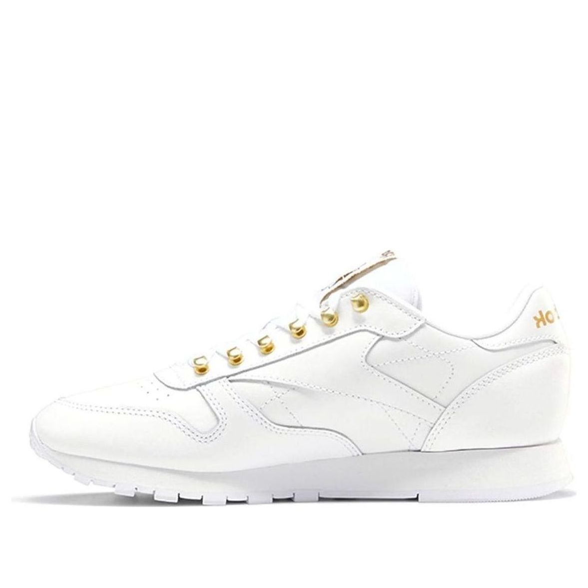 (WMNS) Reebok Classic Leather White/Gold FV1077
