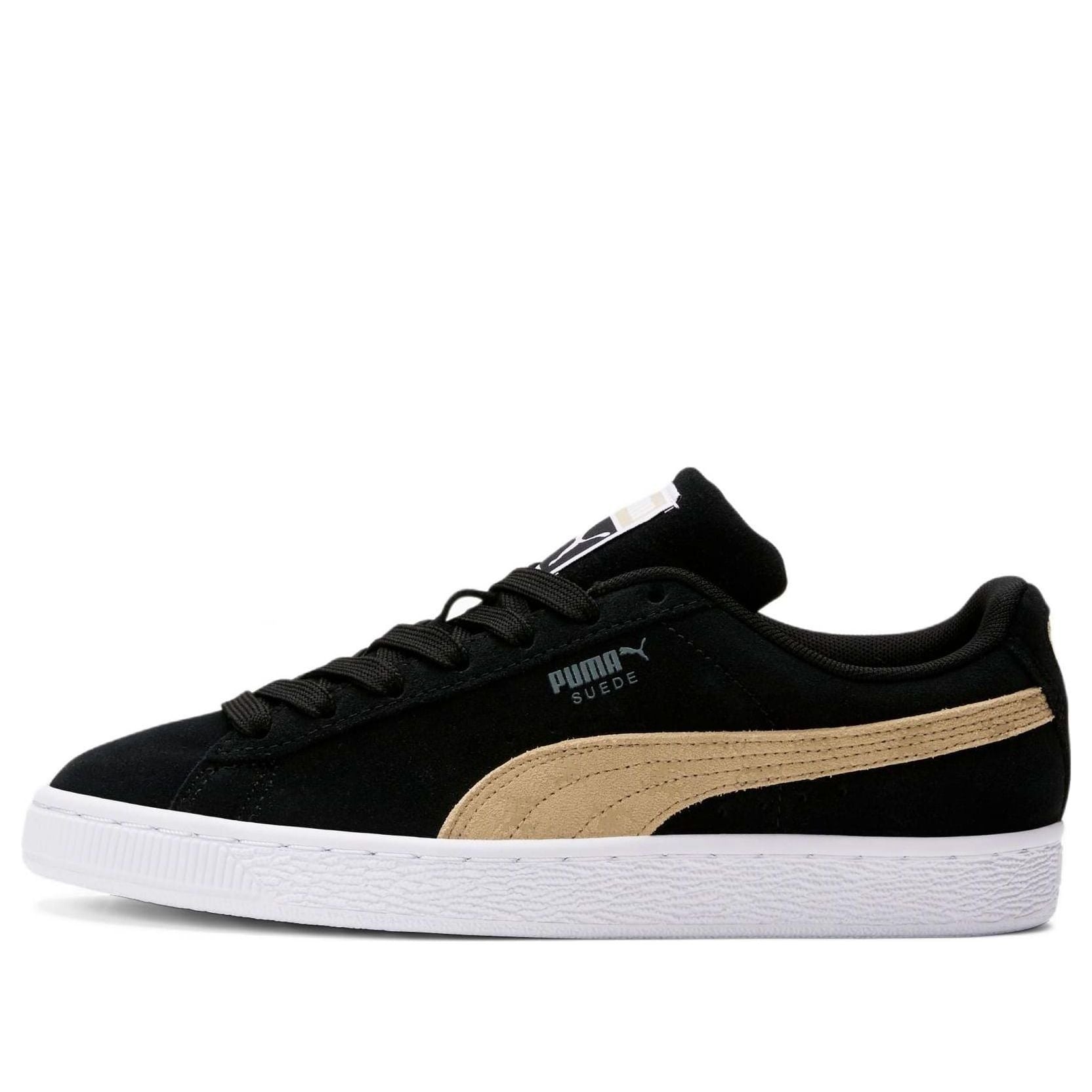 (WMNS) PUMA Suede Classic T7 'Black Light Sand' 390067-02