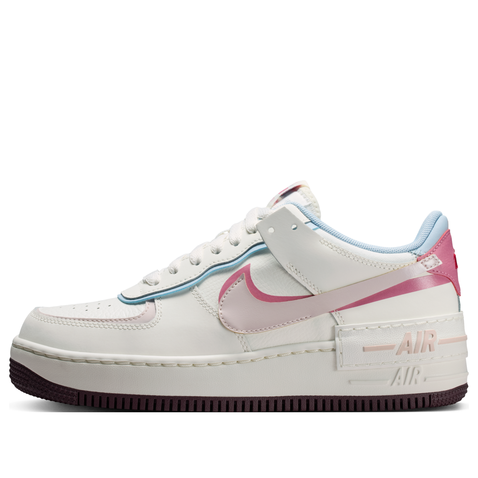 (WMNS) Nike Air Force 1 Shadow 'White Pink Blue' IQ9803-161
