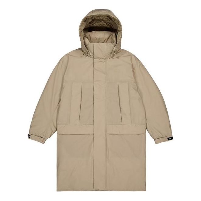 New Balance Vintage Long Down Jacket Asia Sizing 'Beige' NPD43191-LBE