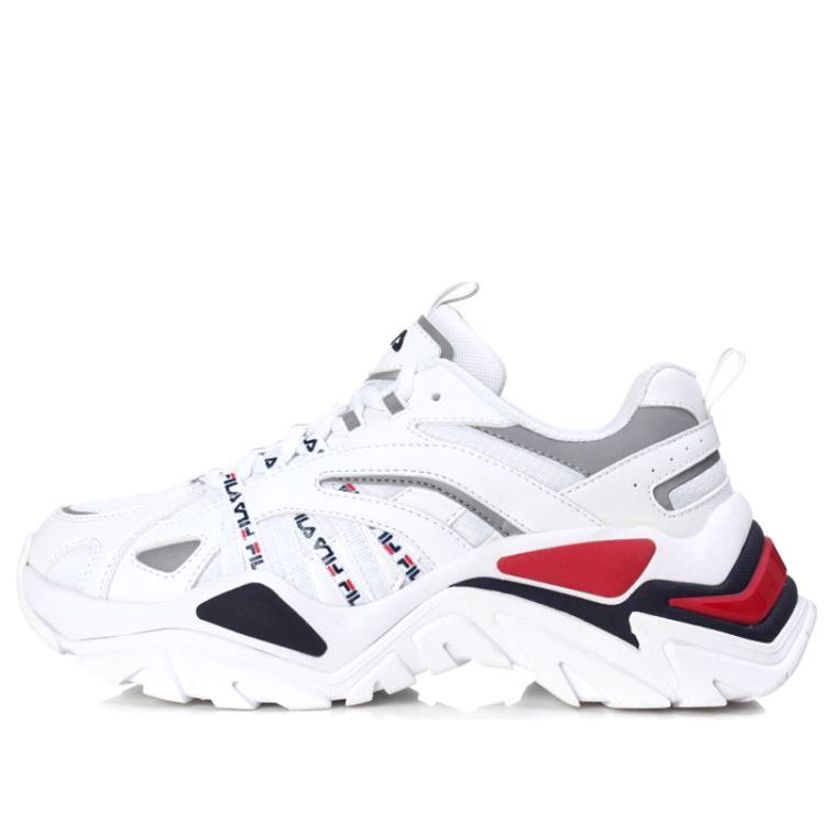 (WMNS) FILA Retro Running Shoes White/Black/Red 1JM00800_125