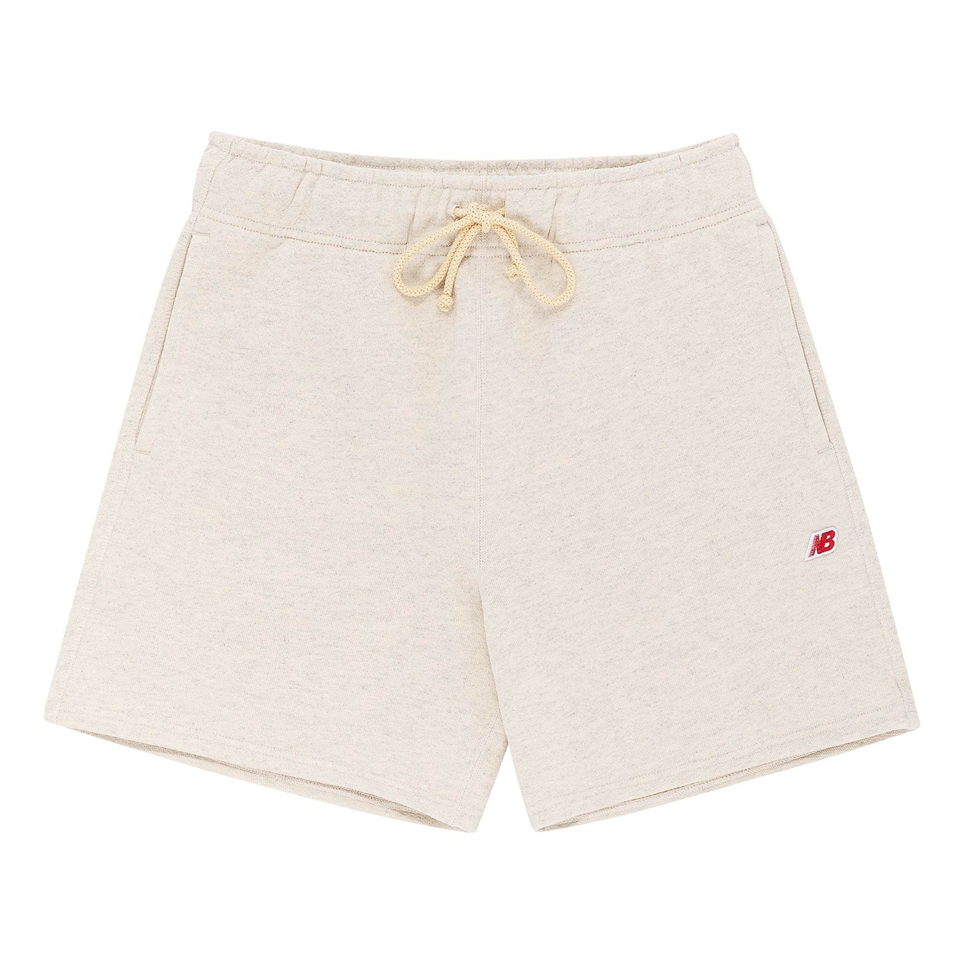 New Balance MADE in USA Core Shorts Asia Sizing 'Oatmeal Heather' MS21548-OTH