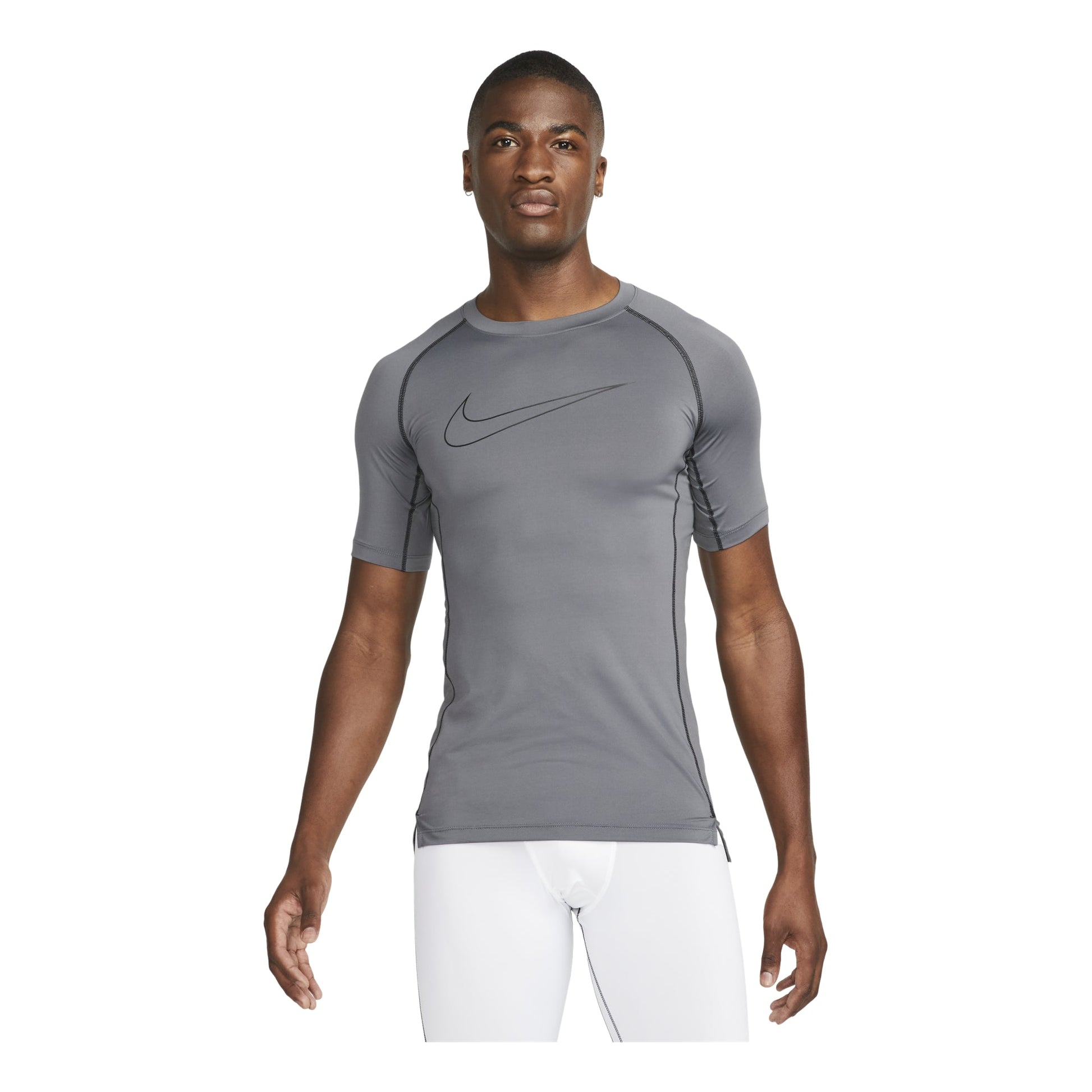 Nike Pro Dri-FIT Tight Short Sleeve Tops 'Grey' DD1993-068