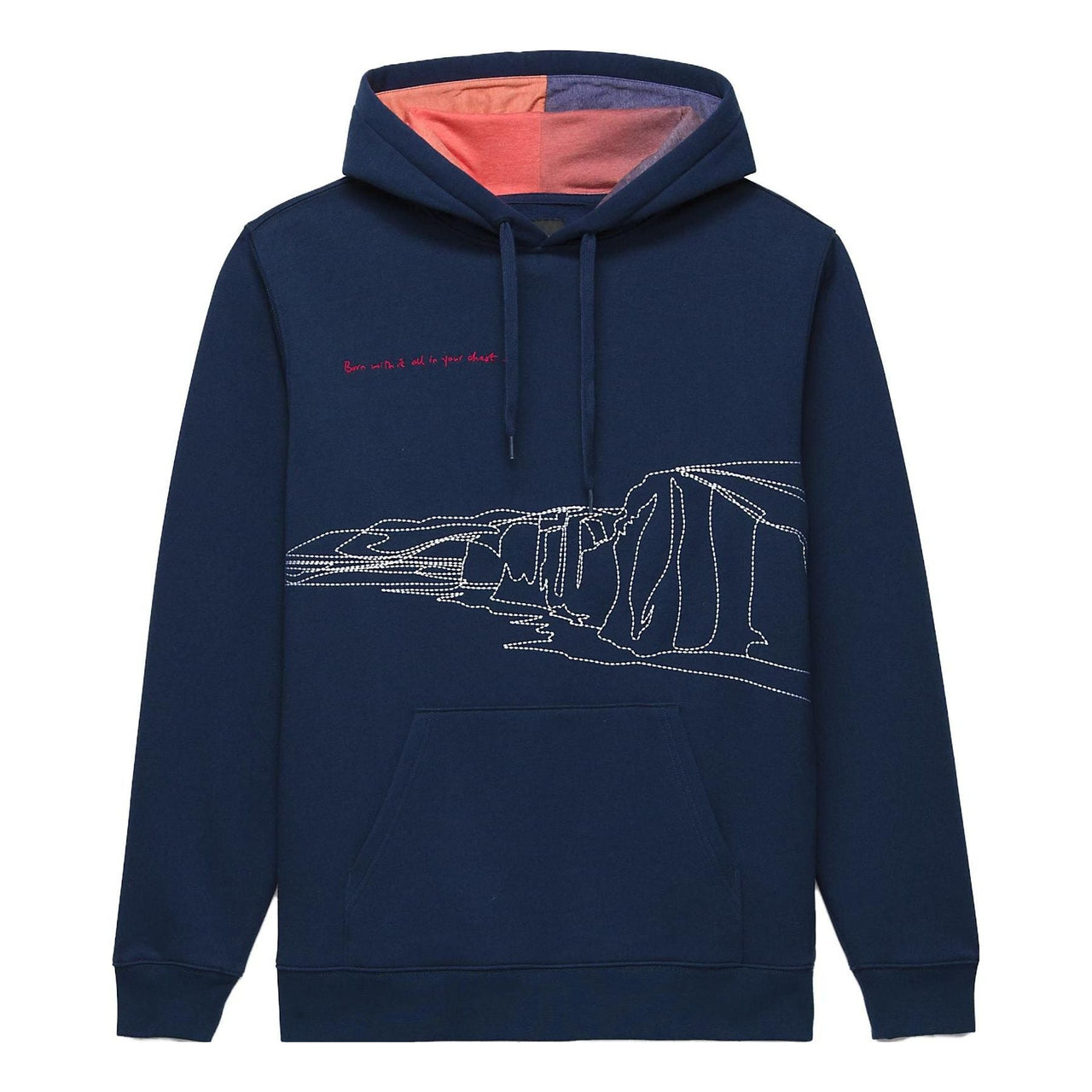 Vans Queer Poets Kae Tempest Hoodie 'Dress Blue' VN0008FMLKZ