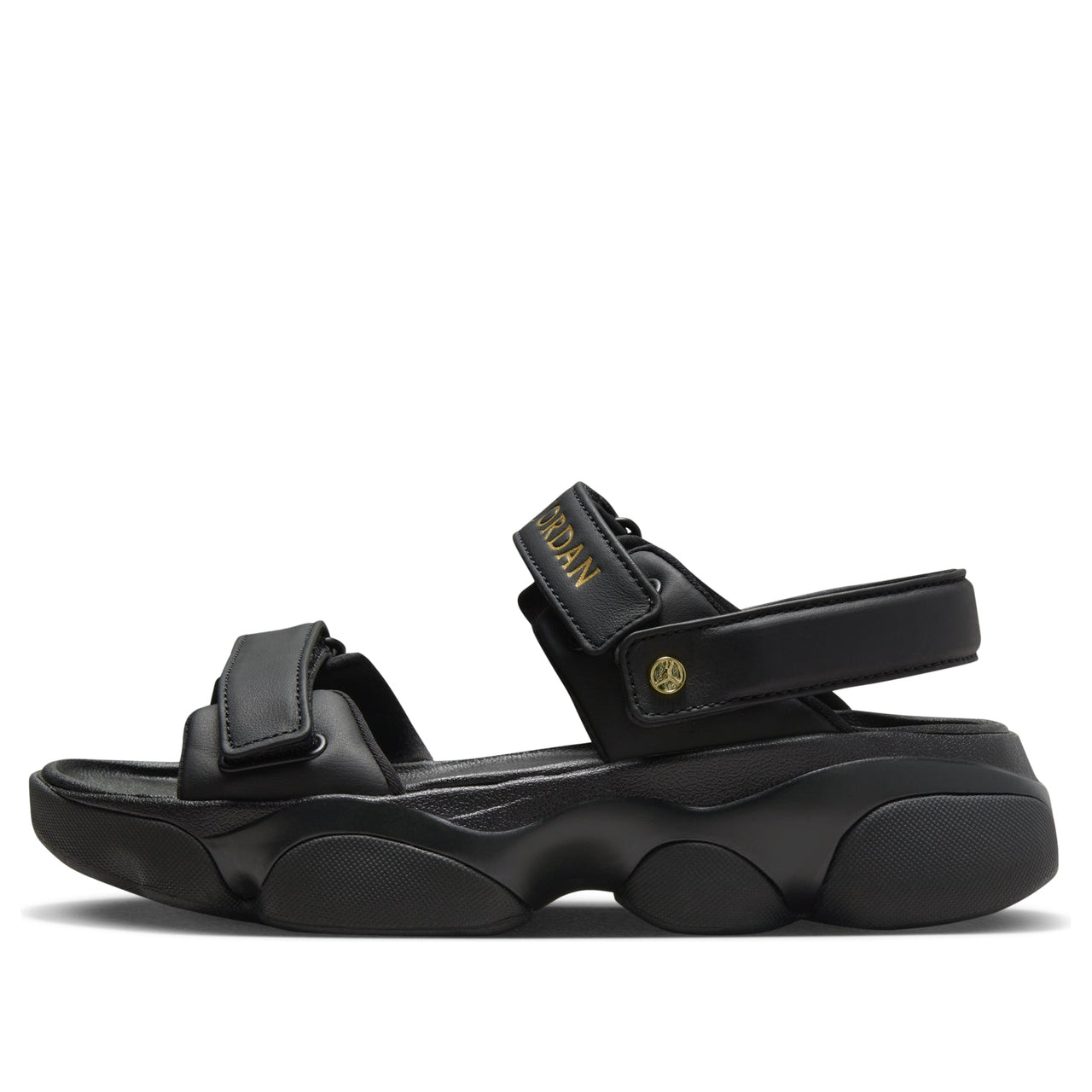 (WMNS) Air Jordan Deja Sandals 'Black Metallic Gold' FN5036-001