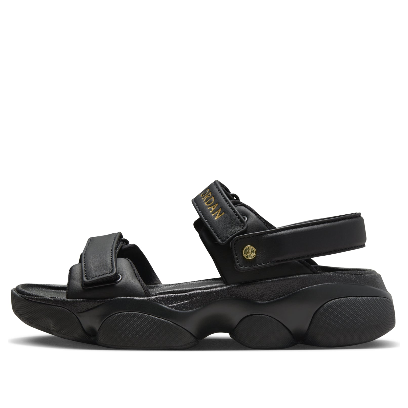 (WMNS) Air Jordan Deja Sandals 'Black Metallic Gold' FN5036-001