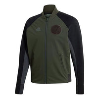adidas Ny M Vrct Jkt Tennis Sports Contrast Color Stitching Jacket Green DX4326
