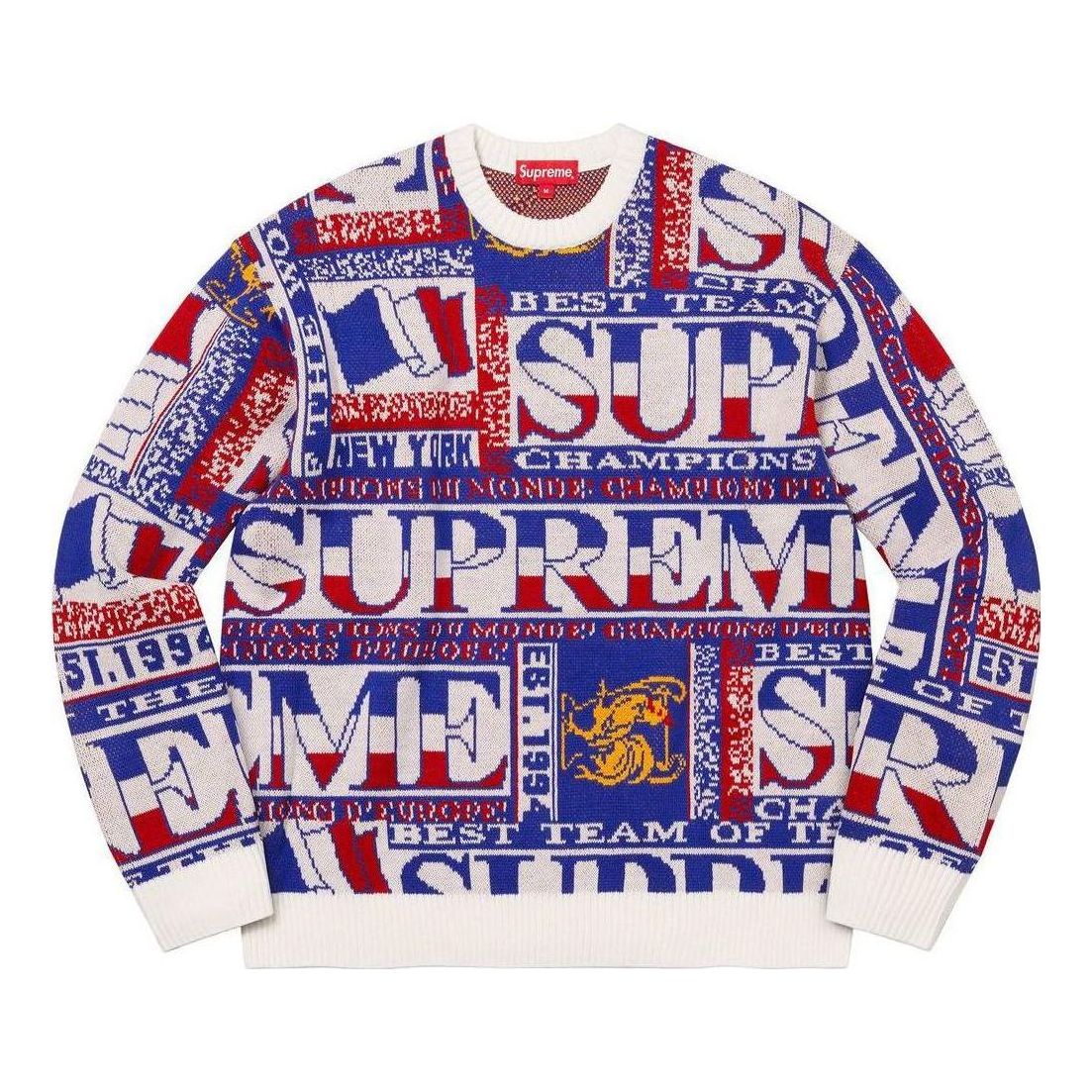 Supreme Scarf Sweater 'Multi-Color' SUP-SS23-121