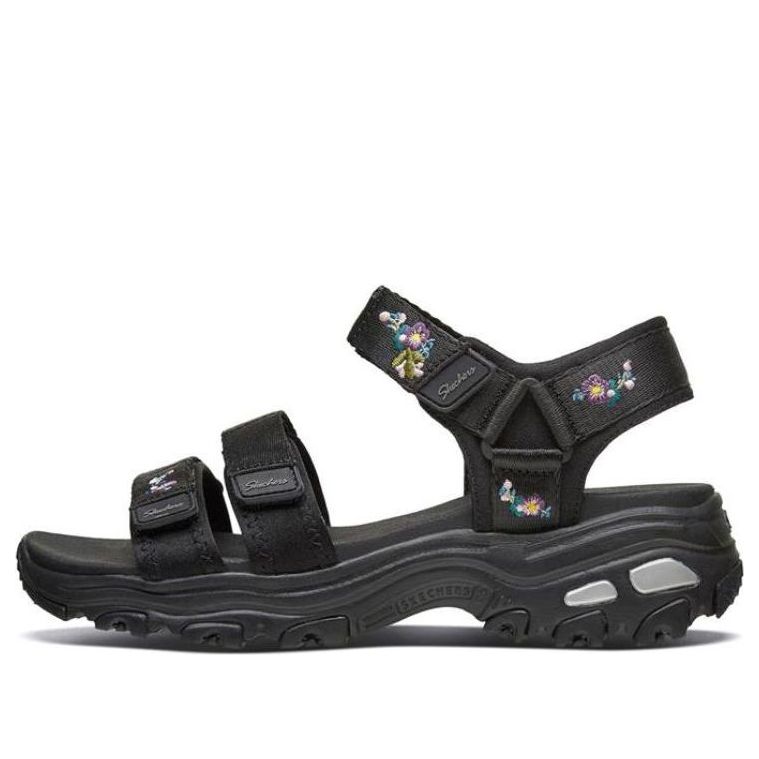 (WMNS) Skechers D'Lites 1.0 'Black' 33200-BBK